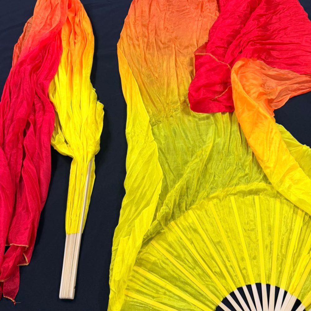 DANZA Silk Collection – Golden Flame - 180 cm / Seda Real