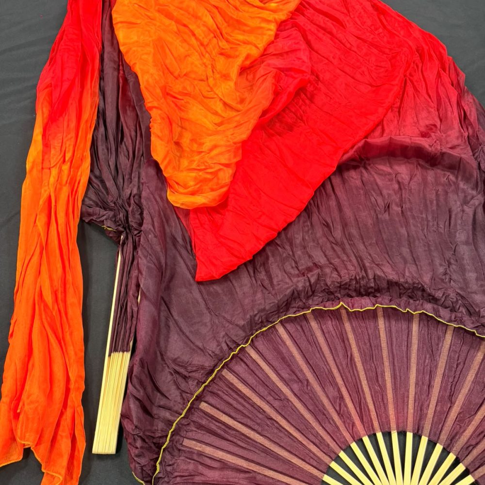 DANZA Silk Collection – Sunset Heat - 180 cm / Seda Real
